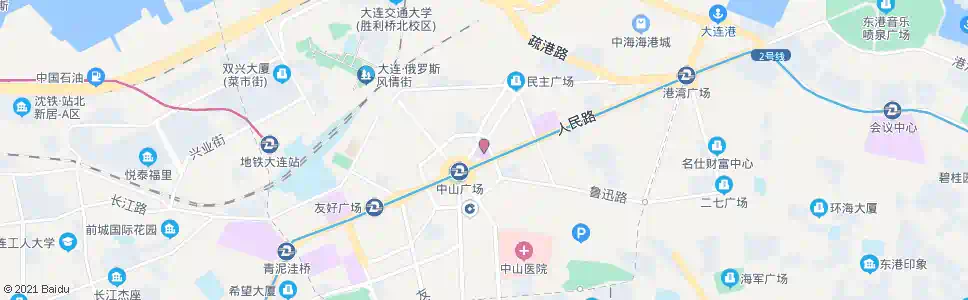 大连友谊商城_公交站地图_大连公交_妙搜公交查询2024