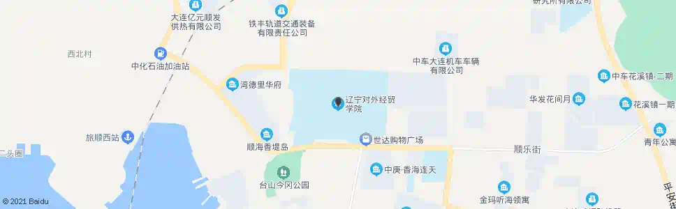 大连外贸学院_公交站地图_大连公交_妙搜公交查询2024