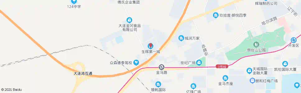 大连生辉第一城_公交站地图_大连公交_妙搜公交查询2024