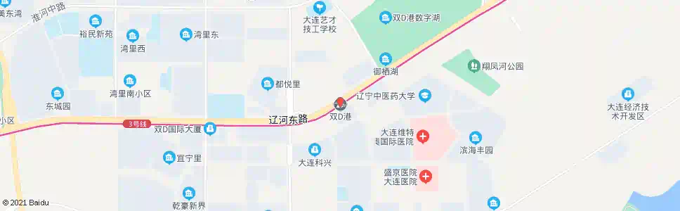 大连双D港轻轨站_公交站地图_大连公交_妙搜公交查询2024