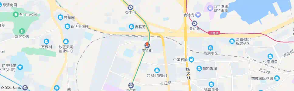 大连中长街_公交站地图_大连公交_妙搜公交查询2024