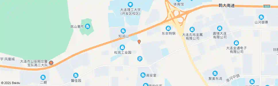 大连松岚工业园_公交站地图_大连公交_妙搜公交查询2024