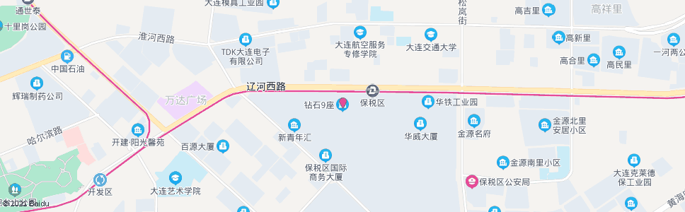 大连钻石9座_公交站地图_大连公交_妙搜公交查询2024