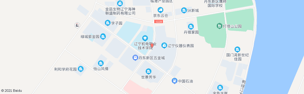 丹东机电学院(北)_公交站地图_丹东公交_妙搜公交查询2024