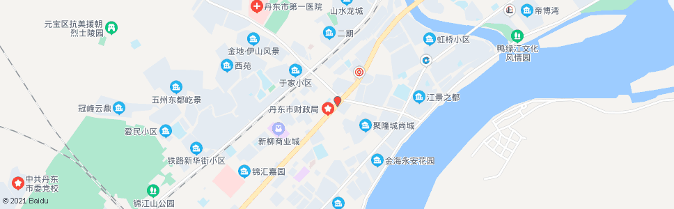 丹东聚宝街_公交站地图_丹东公交_妙搜公交查询2024