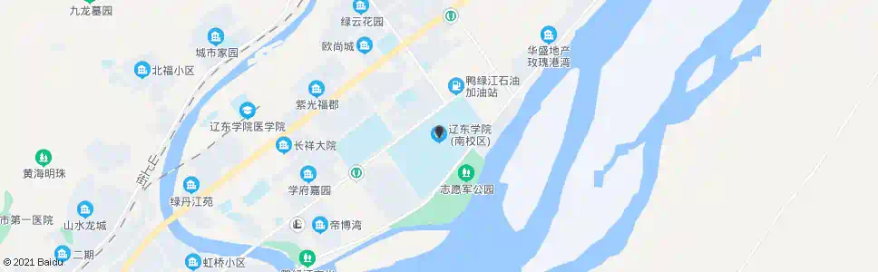 丹东辽东学院_公交站地图_丹东公交_妙搜公交查询2024