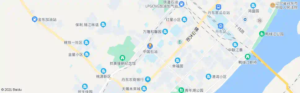 丹东加油站_公交站地图_丹东公交_妙搜公交查询2024