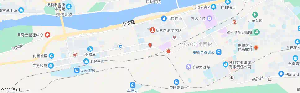 抚顺一道街_公交站地图_抚顺公交_妙搜公交查询2024