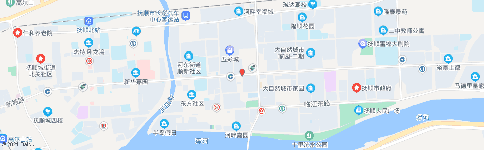 抚顺长春街_公交站地图_抚顺公交_妙搜公交查询2024