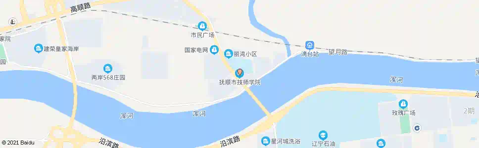 抚顺技师学院_公交站地图_抚顺公交_妙搜公交查询2024