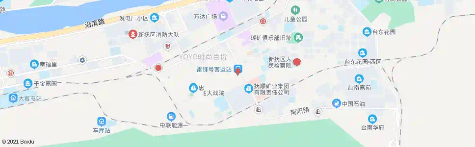 抚顺南站_公交站地图_抚顺公交_妙搜公交查询2024