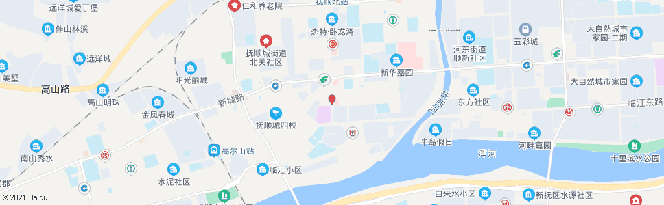 抚顺新华大街_公交站地图_抚顺公交_妙搜公交查询2024