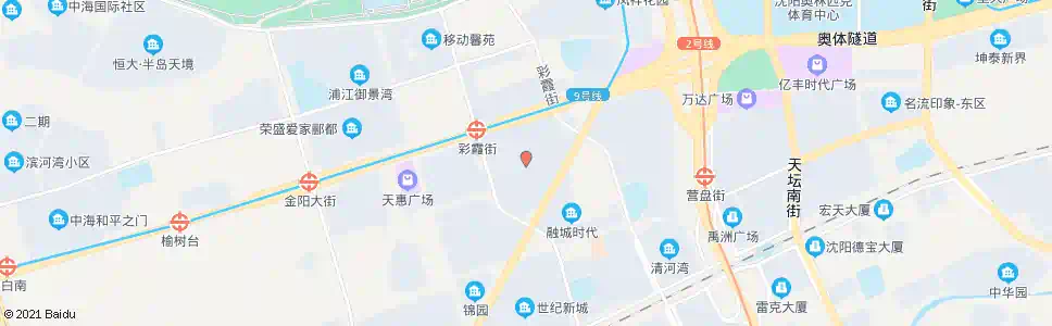 沈阳首创国际城_公交站地图_沈阳公交_妙搜公交查询2024