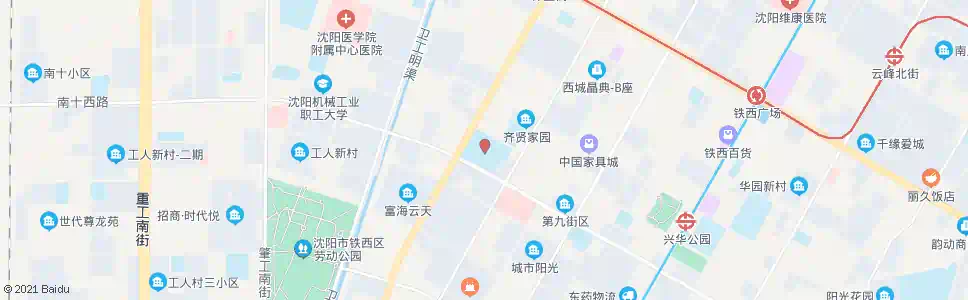 沈阳沈飞四中_公交站地图_沈阳公交_妙搜公交查询2024