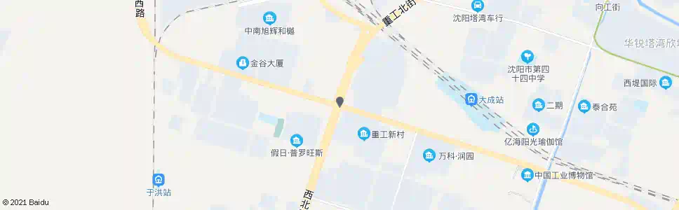 沈阳重工街北一路_公交站地图_沈阳公交_妙搜公交查询2024