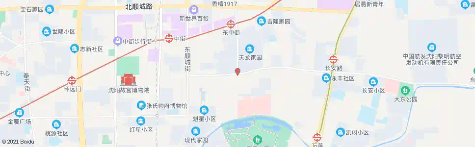 沈阳大东路小什字街_公交站地图_沈阳公交_妙搜公交查询2024