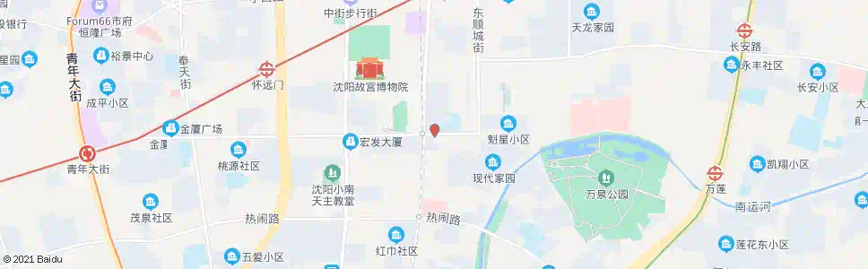 沈阳大南门东_公交站地图_沈阳公交_妙搜公交查询2024