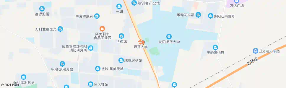 沈阳沈阳师范大学_公交站地图_沈阳公交_妙搜公交查询2024