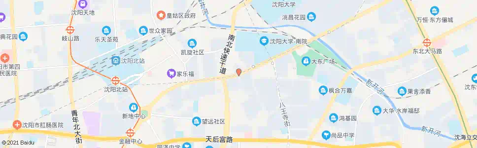 沈阳小北边门_公交站地图_沈阳公交_妙搜公交查询2024