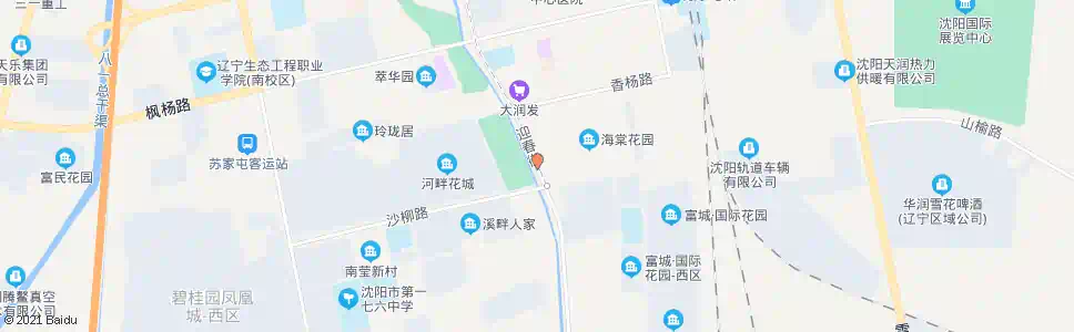 沈阳迎春街沙柳路_公交站地图_沈阳公交_妙搜公交查询2024