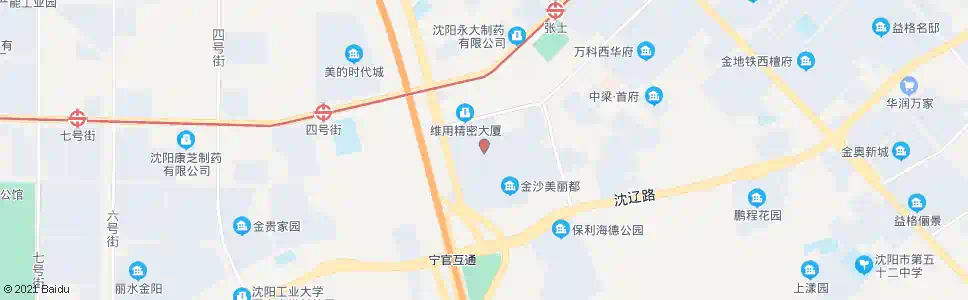 沈阳张士灯具城_公交站地图_沈阳公交_妙搜公交查询2024