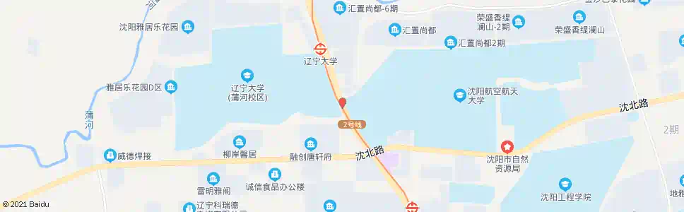 沈阳辽宁大学北校区_公交站地图_沈阳公交_妙搜公交查询2024