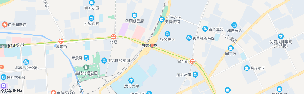 沈阳北海街_公交站地图_沈阳公交_妙搜公交查询2024