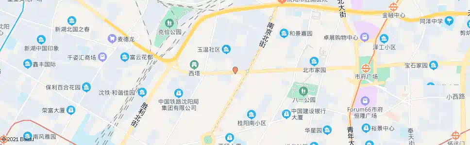 沈阳西塔东_公交站地图_沈阳公交_妙搜公交查询2024