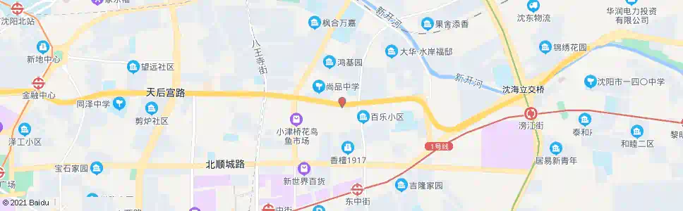 沈阳草仓路大什字街_公交站地图_沈阳公交_妙搜公交查询2024