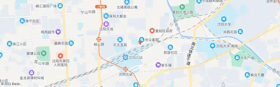 沈阳昆山东路_公交站地图_沈阳公交_妙搜公交查询2024