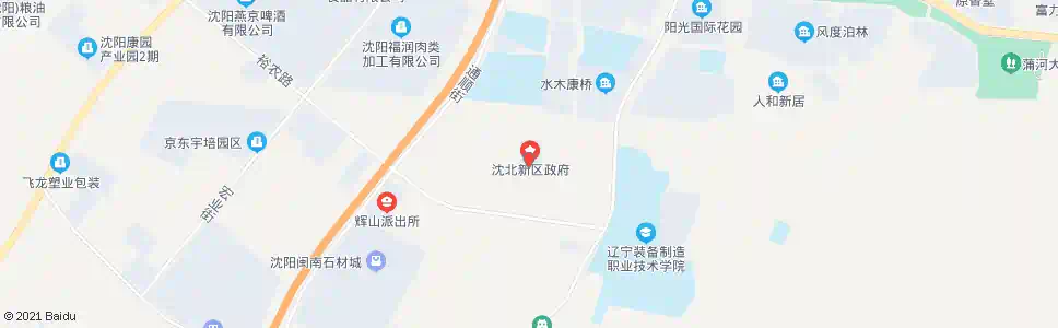 沈阳蒲河新城管委会_公交站地图_沈阳公交_妙搜公交查询2024