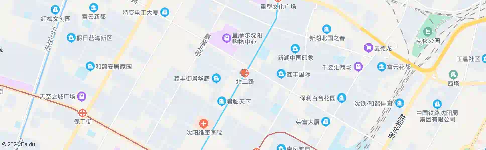 沈阳兴华街北二路南_公交站地图_沈阳公交_妙搜公交查询2024