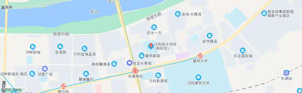 沈阳音乐学院南校区_公交站地图_沈阳公交_妙搜公交查询2024