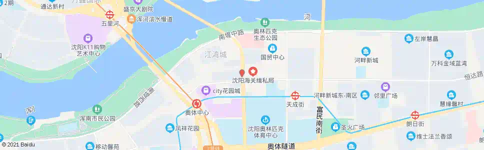 沈阳新华公寓_公交站地图_沈阳公交_妙搜公交查询2024