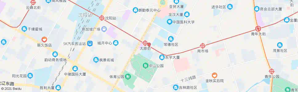 沈阳中华路南京街_公交站地图_沈阳公交_妙搜公交查询2024