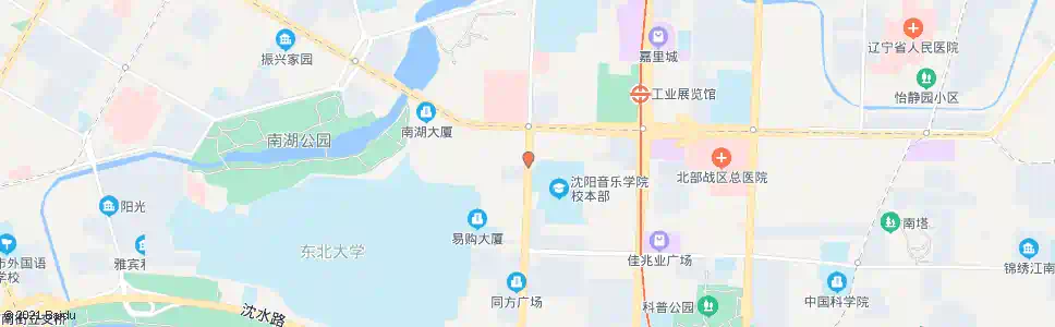 沈阳沈阳音乐学院_公交站地图_沈阳公交_妙搜公交查询2024