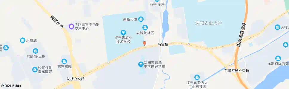 沈阳东陵路农科院_公交站地图_沈阳公交_妙搜公交查询2024