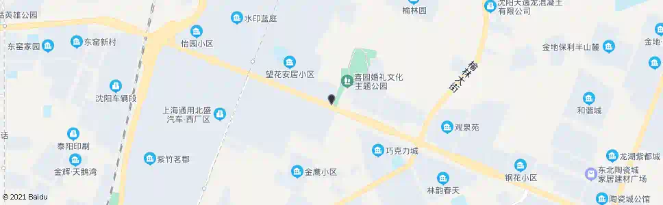 沈阳观泉路二台子街_公交站地图_沈阳公交_妙搜公交查询2024