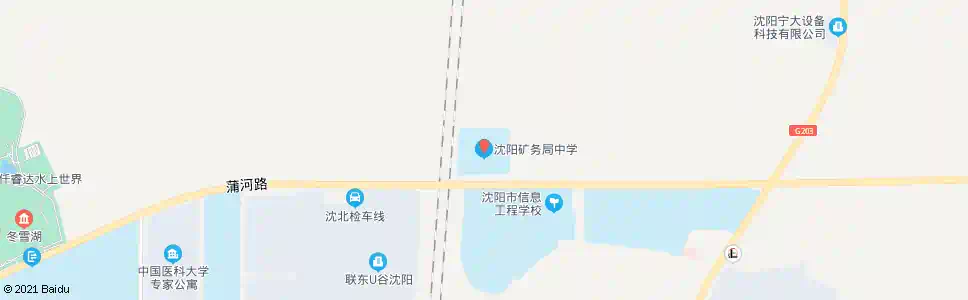 沈阳矿务局中学_公交站地图_沈阳公交_妙搜公交查询2024