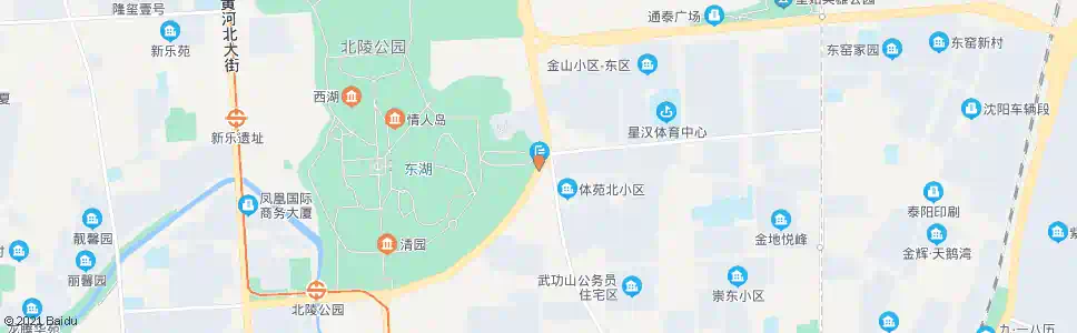 沈阳北陵东门_公交站地图_沈阳公交_妙搜公交查询2024