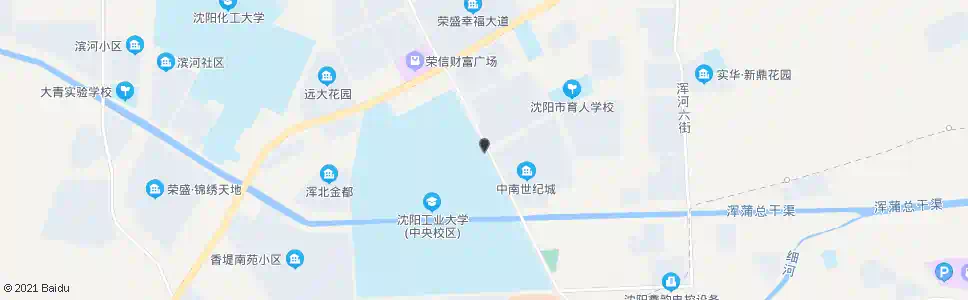 沈阳工业大学中央校区东门_公交站地图_沈阳公交_妙搜公交查询2024