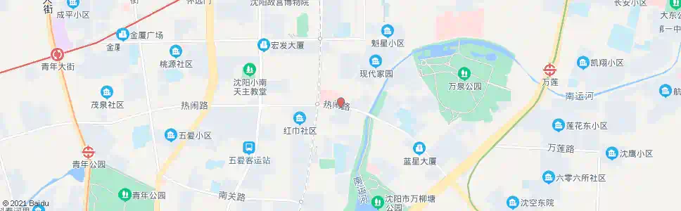 沈阳热闹路东滨河路_公交站地图_沈阳公交_妙搜公交查询2024