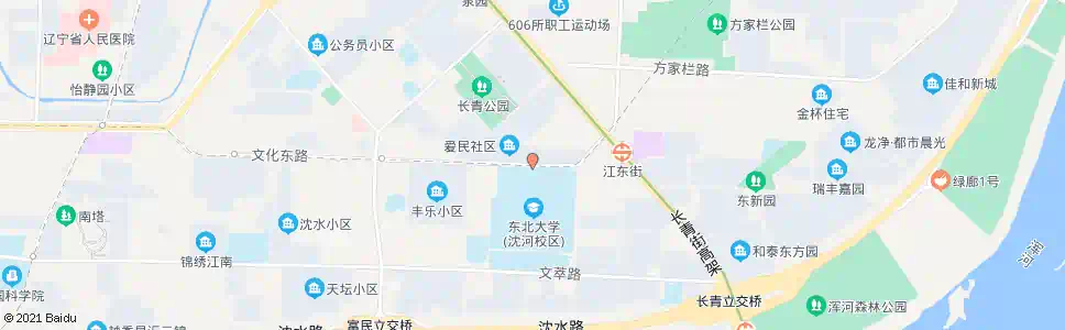 沈阳东北大学基础学院_公交站地图_沈阳公交_妙搜公交查询2024