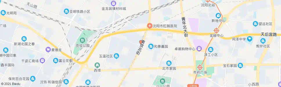 沈阳皇寺广场_公交站地图_沈阳公交_妙搜公交查询2024