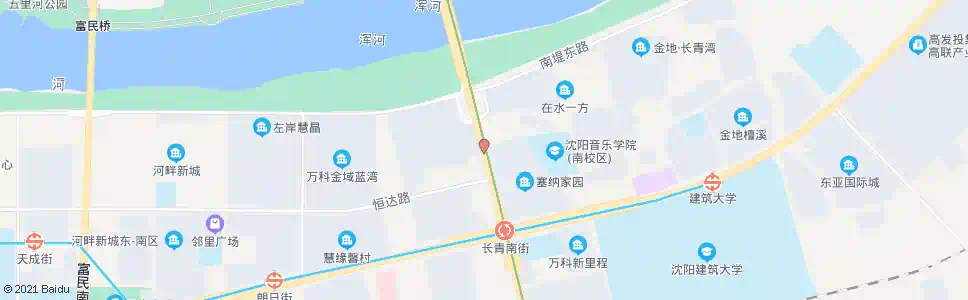 沈阳在水一方社区_公交站地图_沈阳公交_妙搜公交查询2024