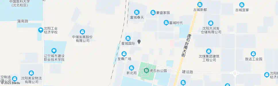 沈阳虎石台第一小学_公交站地图_沈阳公交_妙搜公交查询2024