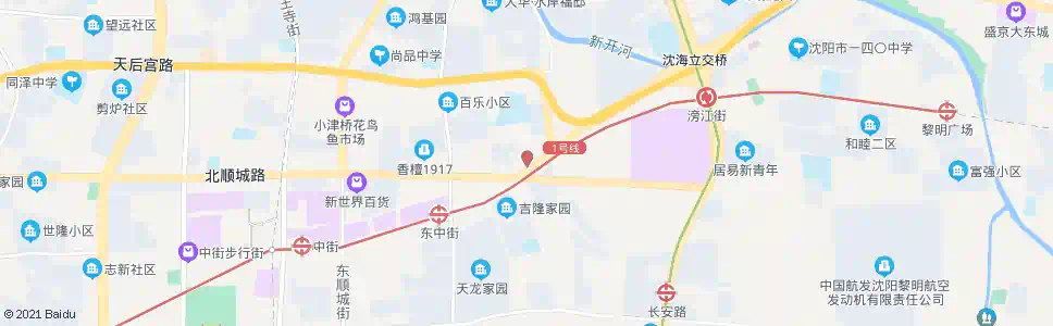 沈阳市群众艺术馆_公交站地图_沈阳公交_妙搜公交查询2024