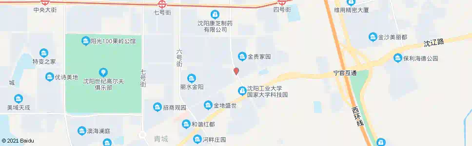 沈阳四号街十四号路_公交站地图_沈阳公交_妙搜公交查询2024