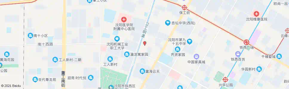 沈阳南九路卫工街_公交站地图_沈阳公交_妙搜公交查询2024