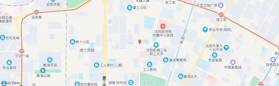 沈阳肇工街南十路_公交站地图_沈阳公交_妙搜公交查询2024